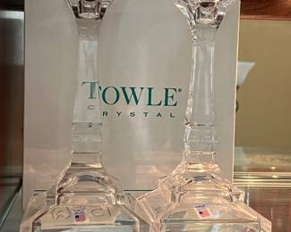Towle candle holders