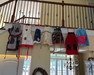 Apron collection (some are handmade/homemade)