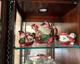 Fitz and Floyd Christmas Tea set