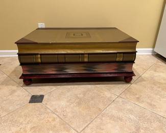 Stack of books storage table