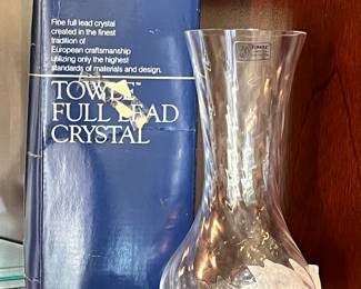 Towle Lead crystal vase