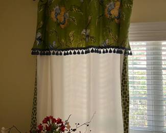 Draperies and hardware for sale