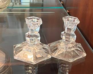 Towle candle holders