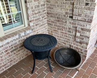 Firepit table