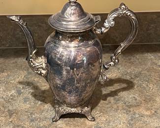 Oneida silver-plate teapot
