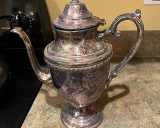 Silver-plated teapot