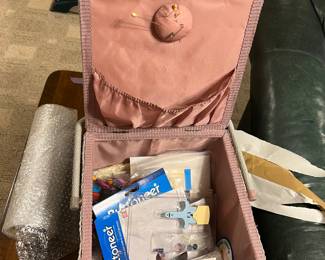Sewing box and supplies