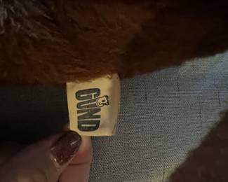 Vintage collectible Gund teddy bear