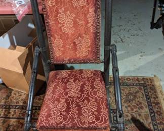 An antique rocker, very unique