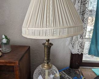 I am guessing a mid century lamp but my sister will know more