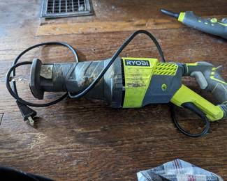 reciprocating saw and that's about all I know about this tool