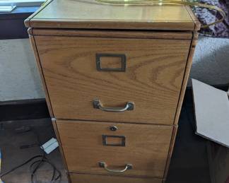 small filing cabinet-do not worry--all the "special" files have been removed