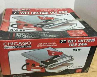 Chicago 7 Tile Saw
