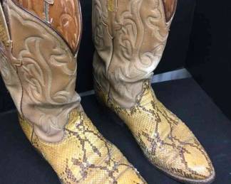 Lucchese Snakeskins Size 10.5 Made In USA