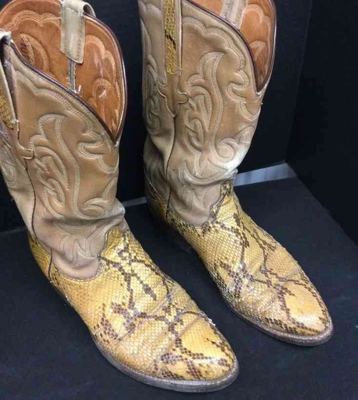 Lucchese Snakeskins Size 10.5 Made In USA