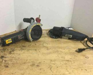 Power Saw And Grinder
