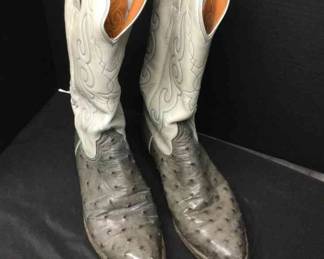 These Lucchese Gray Boots Are Nice