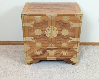 Japanese Tansu Traditional Portable Storage Chest 21.5w 14d 22.5h