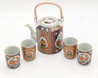 Vintage Japanese Imari Ware Sake Tea Set