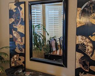 Windsor Art Large Framed Mirror 29w x 1.5d x 40.75h