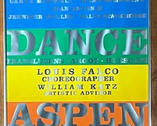 Falco Dance Aspen, Signed Print, 45 300 Signed by Robert Indiana