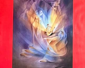 Framed Santa Fe Opera 27th Season with Variety of Opera Program Booklets 