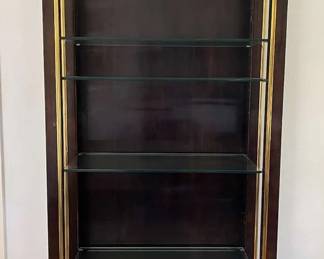Glass Display Hutch with Five Shelves
