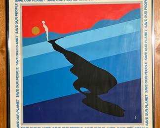 Save Our Planet Signed Print E. Trova