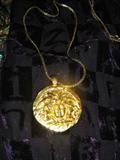 fab gold toned pendent on gold tone chain ONLY $10.00!