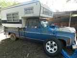 Truck with camper