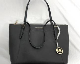 04 Michael Kors Black Leather Purse New W Tags Authenticated