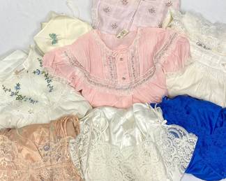 8 Womens Nightgowns Christian Dior, Lily Of France, Barbizon, More