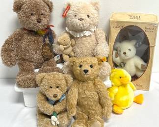 Gund Steiff Stuffed Bears