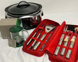 Smart CrockPot, Teavana Perfectea Maker, Chefmate BBQ Tool Set