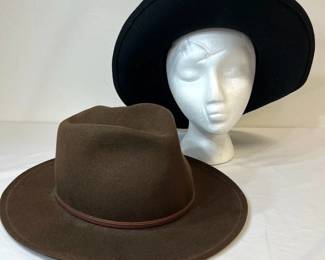 Two Wool Cowboy Hats Dorman Pacific Country Gentleman