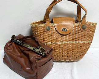 Woven Leather Purses