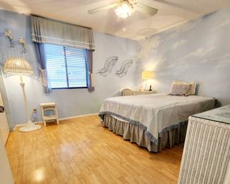 Vintage 80s Wicker Rattan Bedroom Set