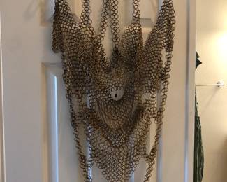 Chain mesh 2 piece outfit