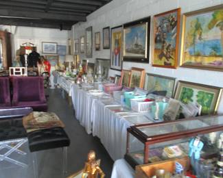 A view of the estate-- many hundreds of incredible items-- not one piece of junk-- all vetted and professionally described