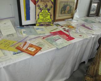 HUGE collection of Mardi Gras invitations and programs