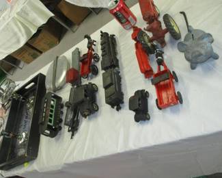 Collection of cast iron  toys