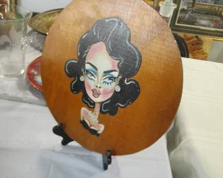 1950s Hollywood Cartoon painting on board