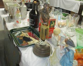 Hula Girl lamp,c. 1935