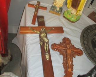 Collection of crucifixes