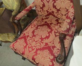 Georgian style wing chair