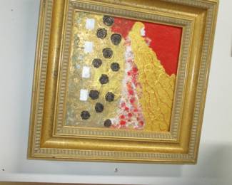 AFTER Gustave Klimt. If it WAS by Klimt, it would be worth one million dollars. His  copies have fetched as much as $900