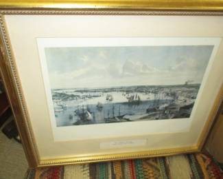 Vintage Historica New Orleans collection print of New Orleans, c. 1820