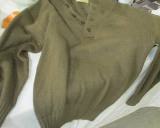 American World War II United States Army sweater