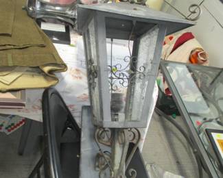 New Orleans cast iron house light