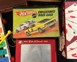 Vintage Hot Wheels, Etch A Sketch, Fisher Price & Lego’s 